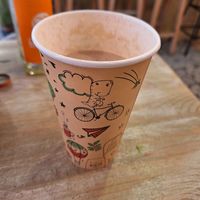 Hot chocolate at Edgy Veggy in Sofia