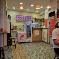 Inside at Edgy Veggy in Sofia