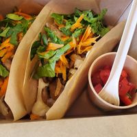 Quesadillas mushroom at Edgy Veggy in Sofia