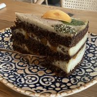 Great vegan cake  at Edgy Veggy in Sofia