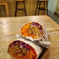 Tempeh Burrito at Edgy Veggy in Sofia