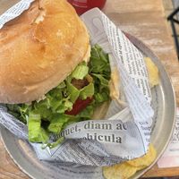 Mac vegan burger   at Edgy Veggy in Sofia