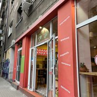 Outside. at Edgy Veggy in Sofia