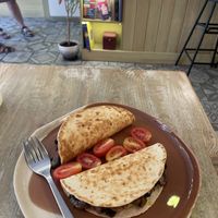 Mushroom quesadillas   at Edgy Veggy in Sofia