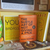 Books at Edgy Veggy in Sofia