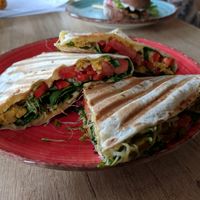 Quesadilla at Edgy Veggy in Sofia