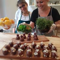 Edgy Veggy sweet desserts at Edgy Veggy in Sofia