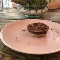 The most delicious dessert ever  at Edgy Veggy in Sofia