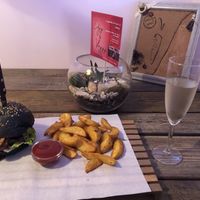 Burger  at Edgy Veggy in Sofia