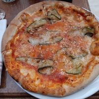 Pizza vegetale at Trattorian in Stockholm