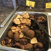 Vegan buffet options  at Ozzy's Kabob in Okemos