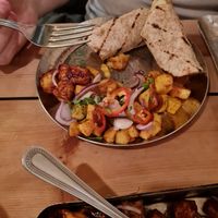 Chip butty at Mowgli - Grand Central in Birmingham