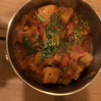 Potato curry  at Mowgli - Grand Central in Birmingham
