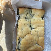 Focaccia con friarielli e provola vegetale  at Oven  in Naples