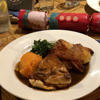 Homemade vegan pie  at The Brandling Villa in Newcastle Upon Tyne