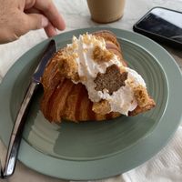 Pumpkin pie croissant  at L'Artisane Creative Bakery in Coral Gables