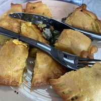 Every single empanada on the menu😬 at L'Artisane Creative Bakery in Coral Gables