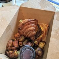 VTF croissant meal at L'Artisane Creative Bakery in Coral Gables