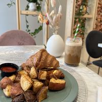 Breakfast sandwich  at L'Artisane Creative Bakery in Coral Gables