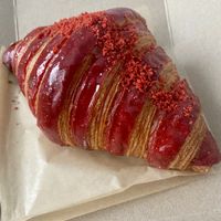 Strawberry Cheesecake Croissant 🍓🥐  at L'Artisane Creative Bakery in Coral Gables