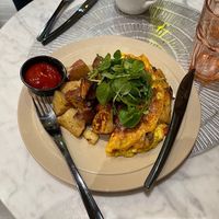 Omelet  at L'Artisane Creative Bakery in Coral Gables