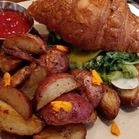 Avocado croissant at L'Artisane Creative Bakery in Coral Gables