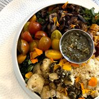 Chimichurri Bowl with kale & quinoa (also 10/10!!)  at L'Artisane Creative Bakery in Coral Gables