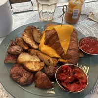 Croque monsieur croissant   at L'Artisane Creative Bakery in Coral Gables