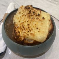 French onion soup!!! 5/5 so delicious   at L'Artisane Creative Bakery in Coral Gables