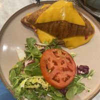 Croquet Monsieur 4/5, croissant is delicious, wanted just a tiny bit more from the sandwich itself    at L'Artisane Creative Bakery in Coral Gables