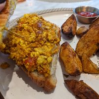 Egg-less croissandwich at L'Artisane Creative Bakery in Coral Gables