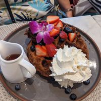 Tiramisu waffles at L'Artisane Creative Bakery in Coral Gables
