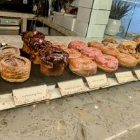 Dessert display at L'Artisane Creative Bakery in Coral Gables