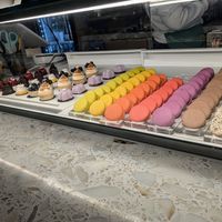 Dessert display at L'Artisane Creative Bakery in Coral Gables