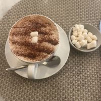 Hot chocolate with coconut milk   at L'Artisane Creative Bakery in Coral Gables