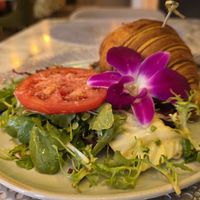 Mushroom croissant sandwich at L'Artisane Creative Bakery in Coral Gables