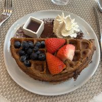 Tiramisu Waffles  at L'Artisane Creative Bakery in Coral Gables