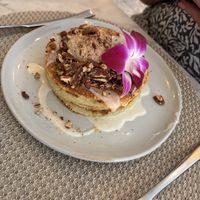 Cinnamon Roll Pancakes  at L'Artisane Creative Bakery in Coral Gables