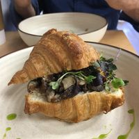 mushroom truffle croissant. No words. AMAZING. at L'Artisane Creative Bakery in Coral Gables