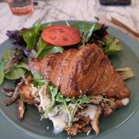 Mushroom croissant at L'Artisane Creative Bakery in Coral Gables