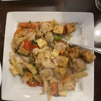 Pad Kee Mao Noodle with double tofu   at Bua Thai in Lake Stevens