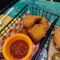 Vegan nuggets at Falafel Penang in Penang