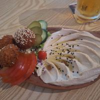 Hummus plate at Falafel Penang in Penang