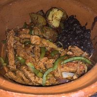 Fajitas with potato at El Apapacho in Merida