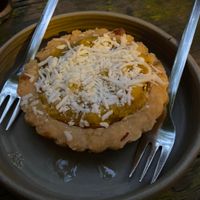 Mango pie dessert at El Apapacho in Merida