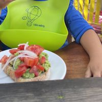 Tostada aguacate  at El Apapacho in Merida