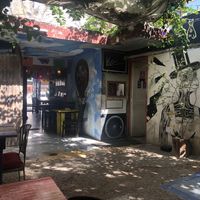 Outdoor seating  at El Apapacho in Merida