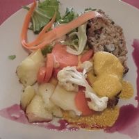 soy + peanut pie at Espiga in Torremolinos