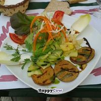 Seitan cutlets a la plancha at Espiga in Torremolinos