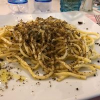 Pasta with truffles at Monnalisa Caffe in Assisi